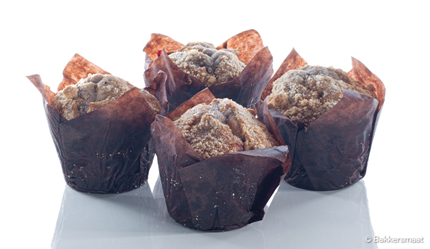 Muffin blueberry (vegan/lactose- en koemelkvrij)